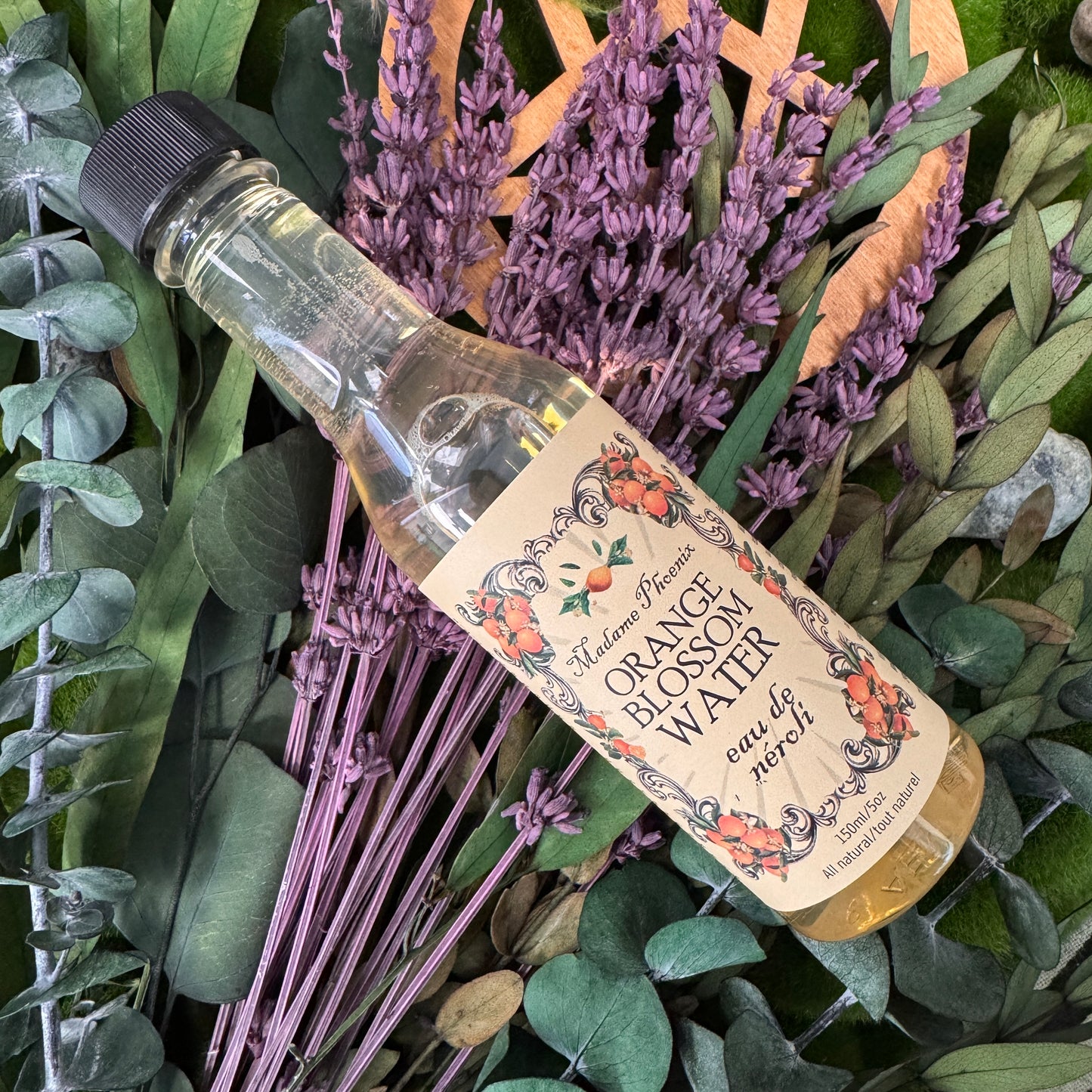Eau Spirituelle de Bénédiction d'Amour de Fleur d'Oranger
