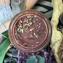 Charger l&#39;image dans la galerie, Bougie de bénédiction à base de plantes naturelles Patchouli Love &amp; Prosperity
