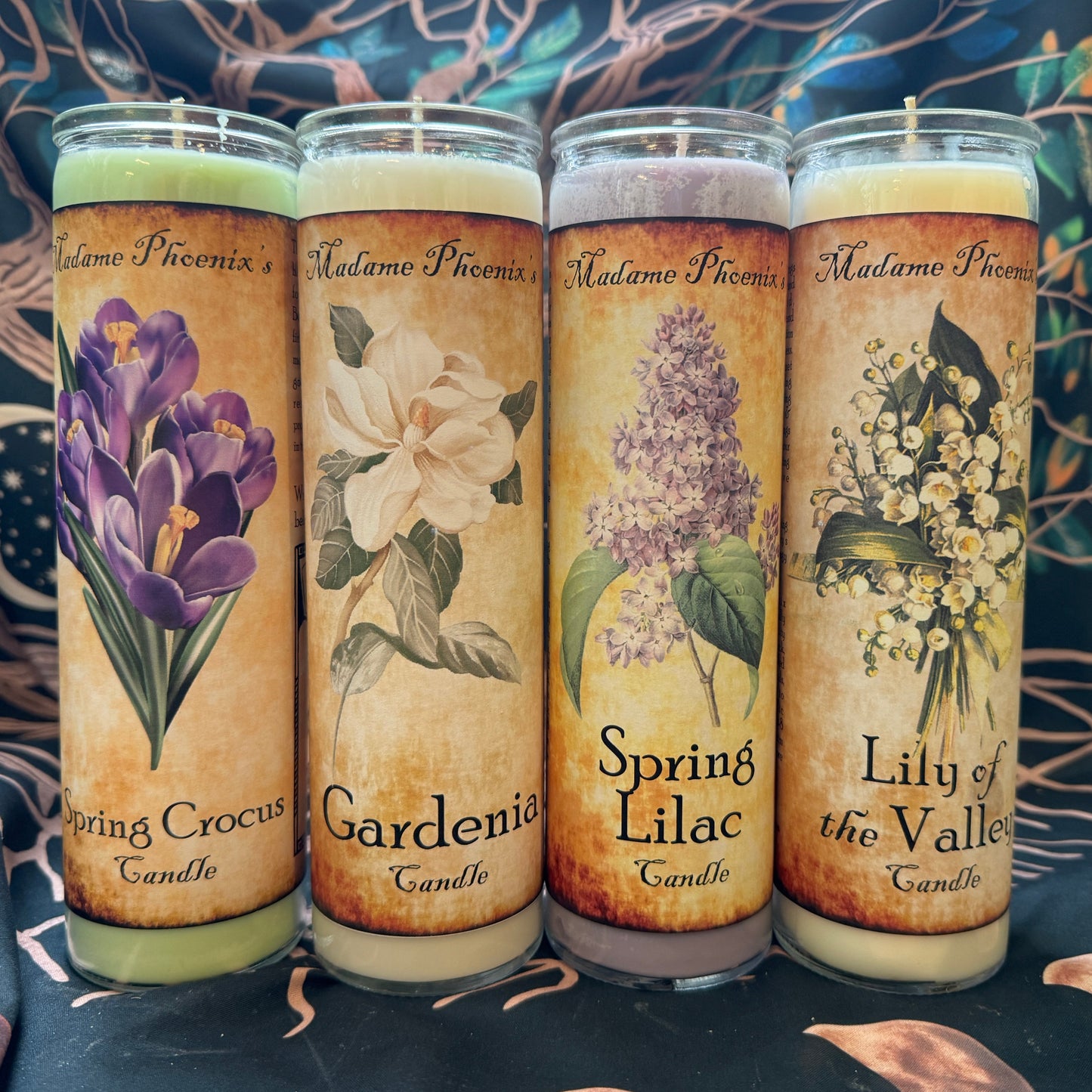 Spring Blessing Flower Candles (Full Set 7 Day)