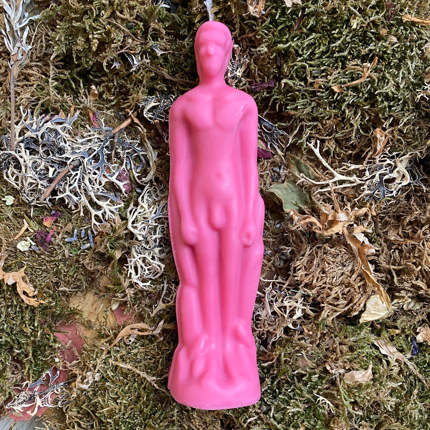 Bougie figure (mâle) pour sorts et autels
