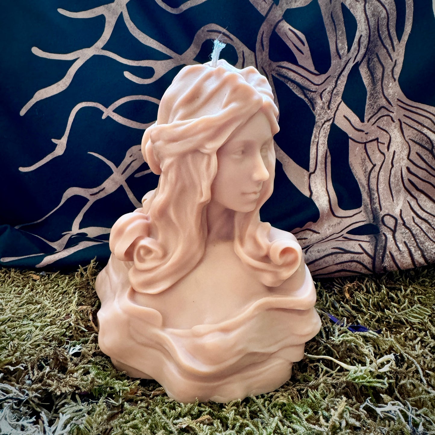 Aphrodite Goddess Sculpture Shaped Candle