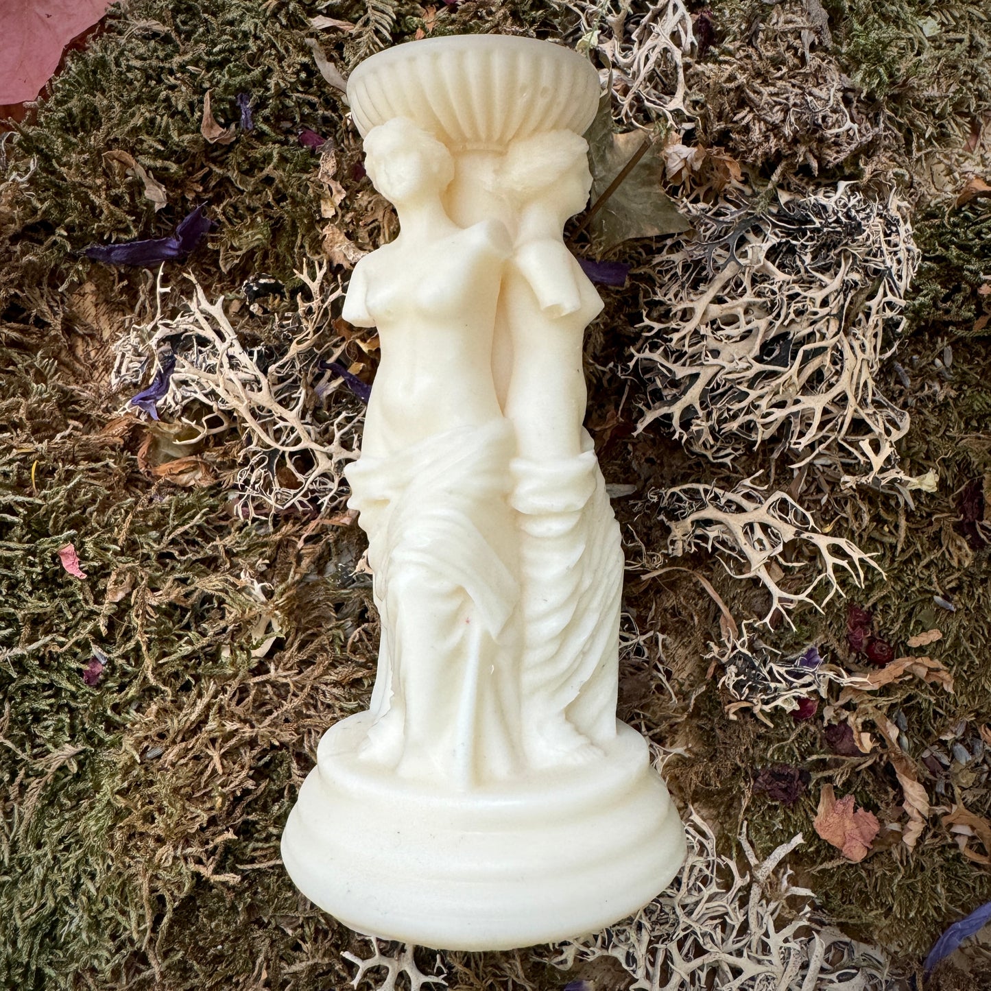 Triple Goddess Shaped Candle