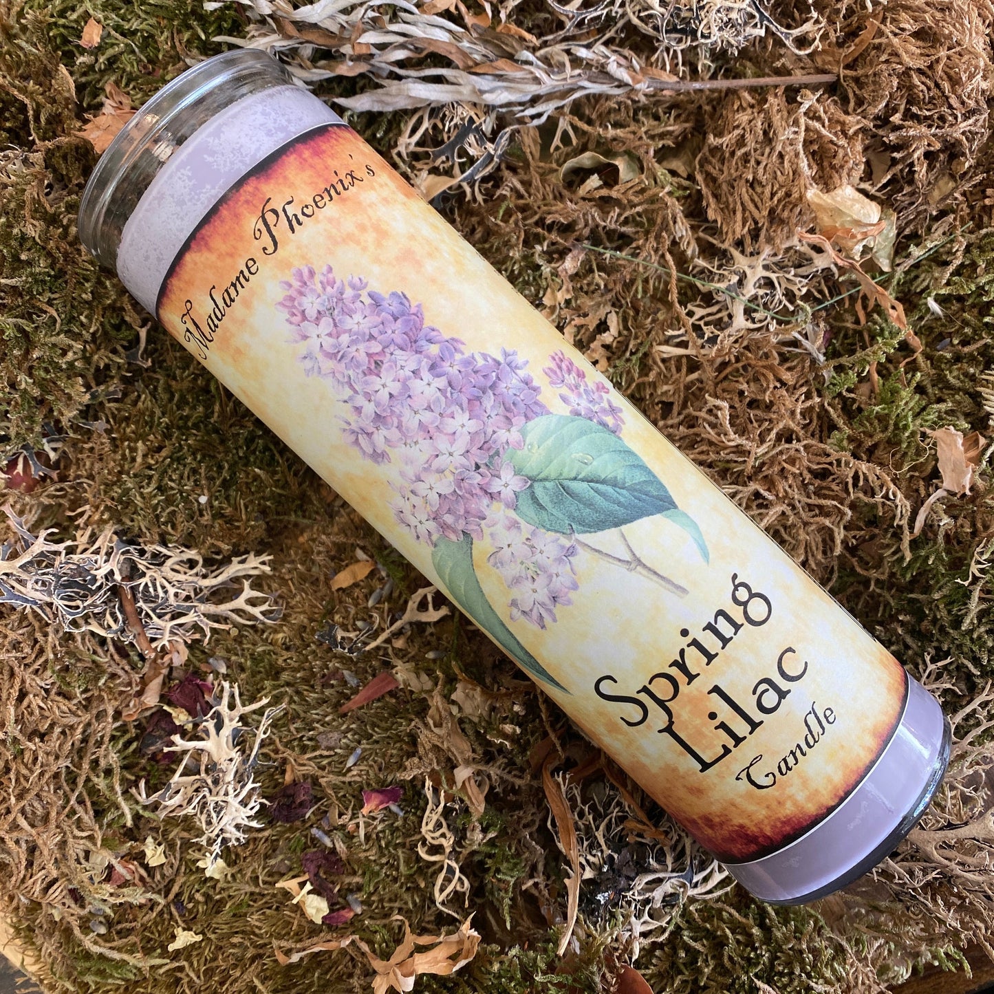 Bougies de fleurs de bénédiction du printemps