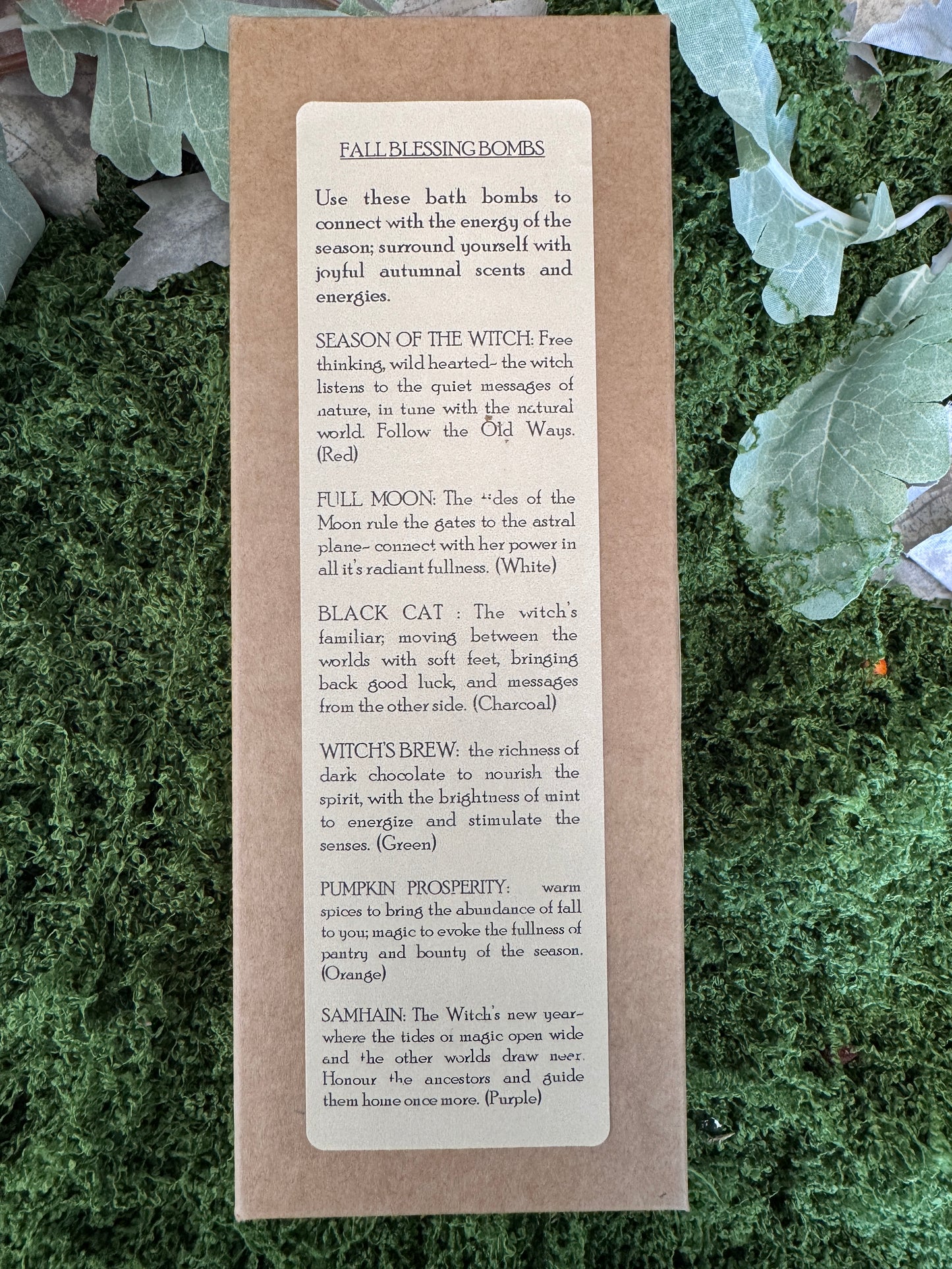 Fall Sampler Witches Bath Bomb Collection
