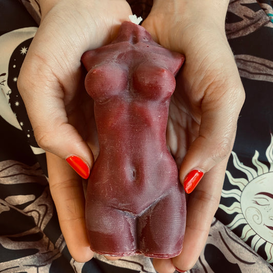 Figure Shaped Candle (Female Torso) - Goddesses, Queens & Wild Women