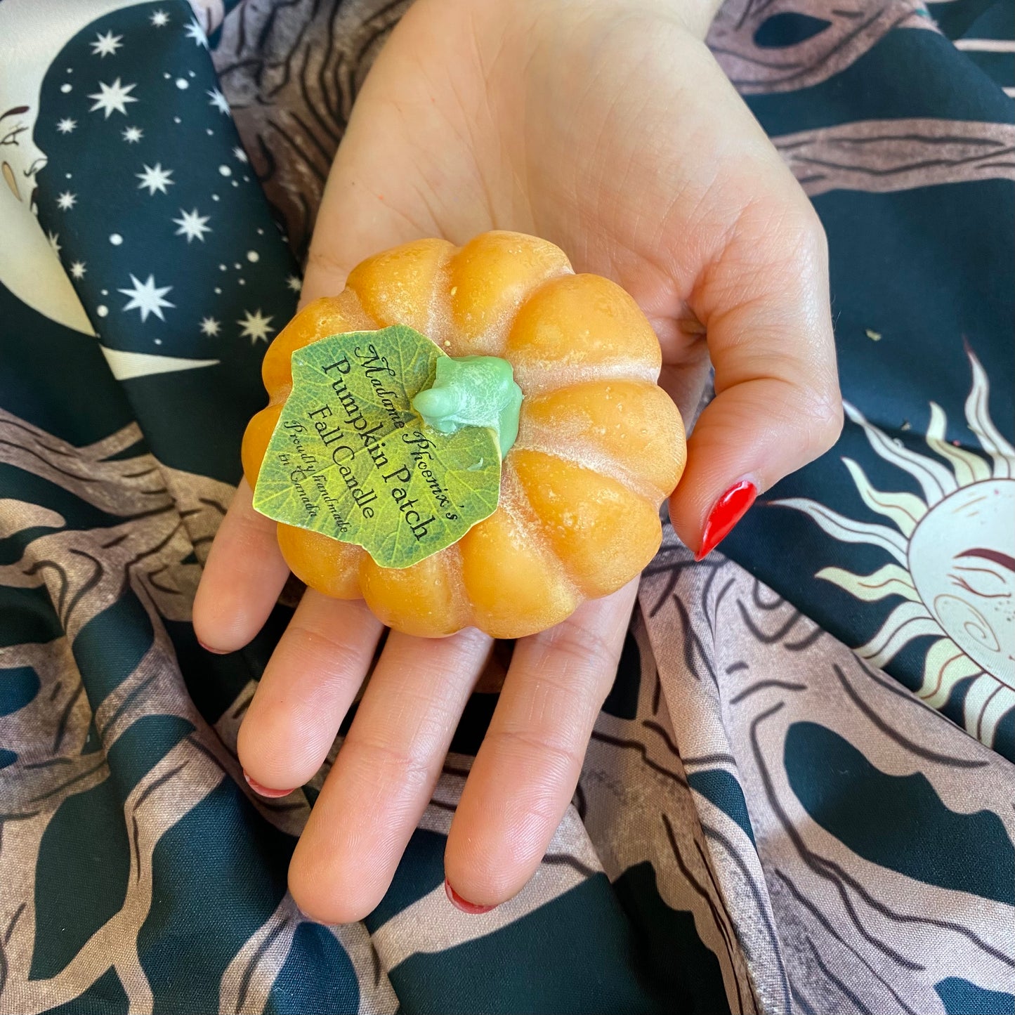 Pumpkin Patch Shaped Candle