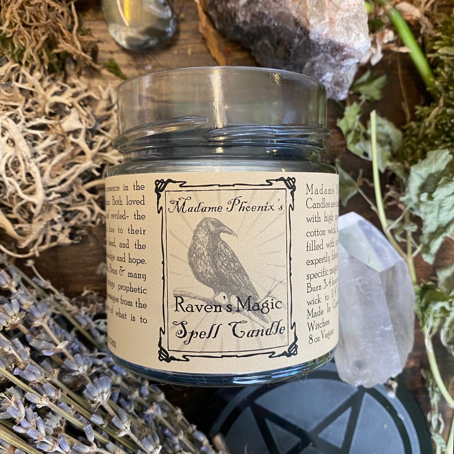 Bougies de bénédiction d’esprit familier magique animal