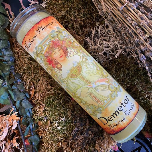 Bougie de sort rituel Demeter