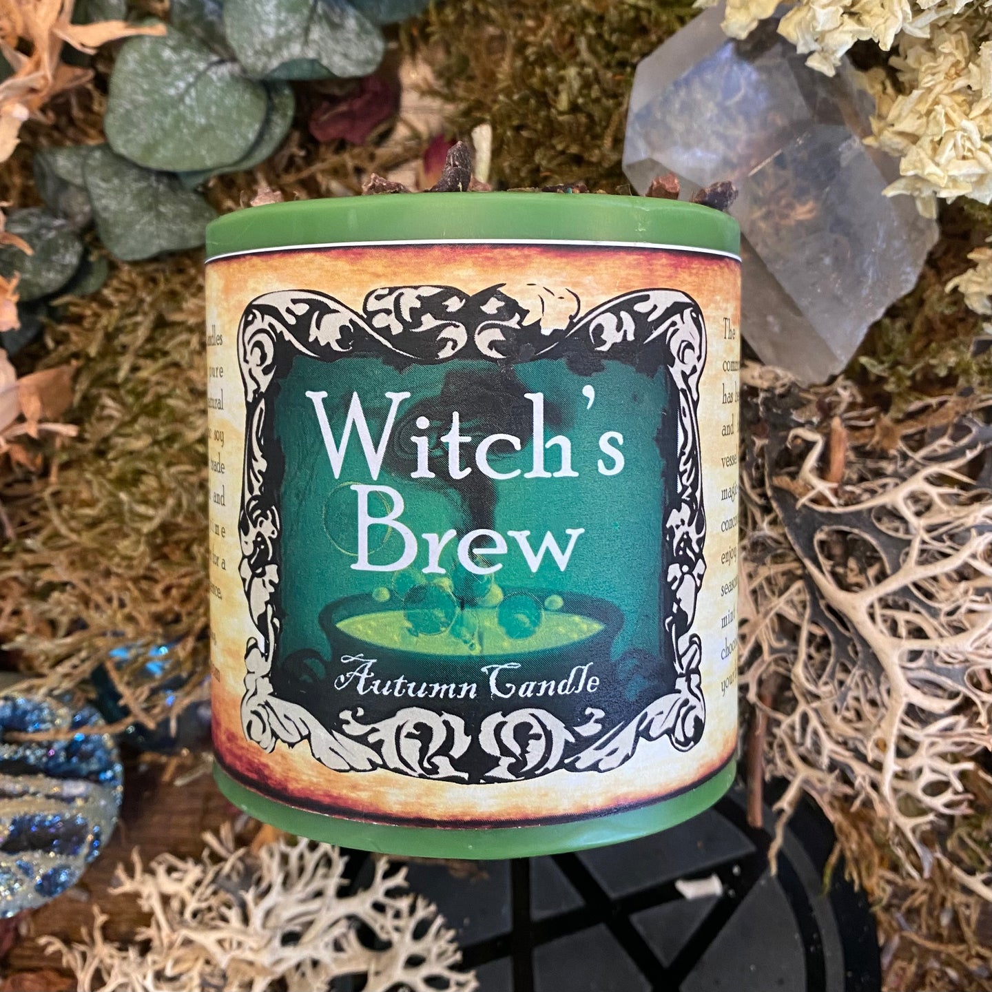 Witches Brew Halloween Samhain Chunky Candle