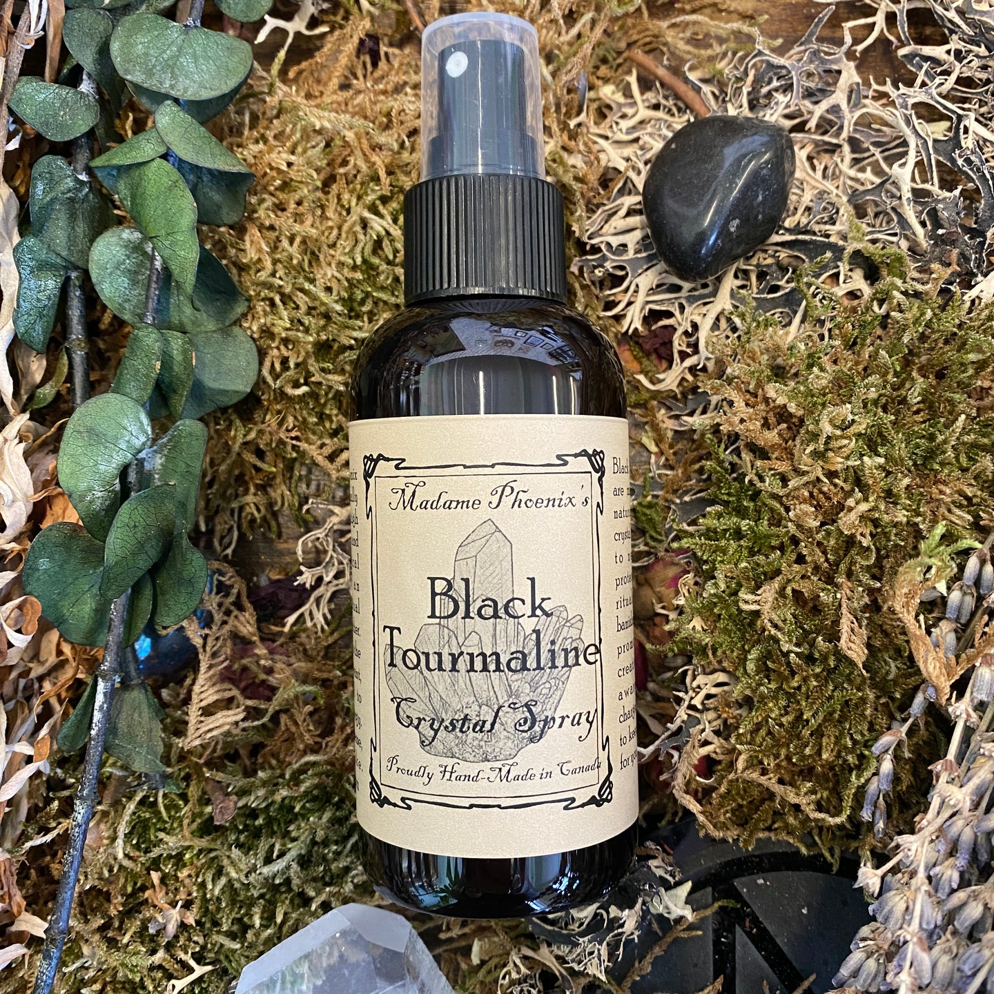 Black Tourmaline Aromatherapy Protection Magic Crystal Spray