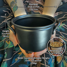 Load image into Gallery viewer, Ostara Blessing Cauldron Candle
