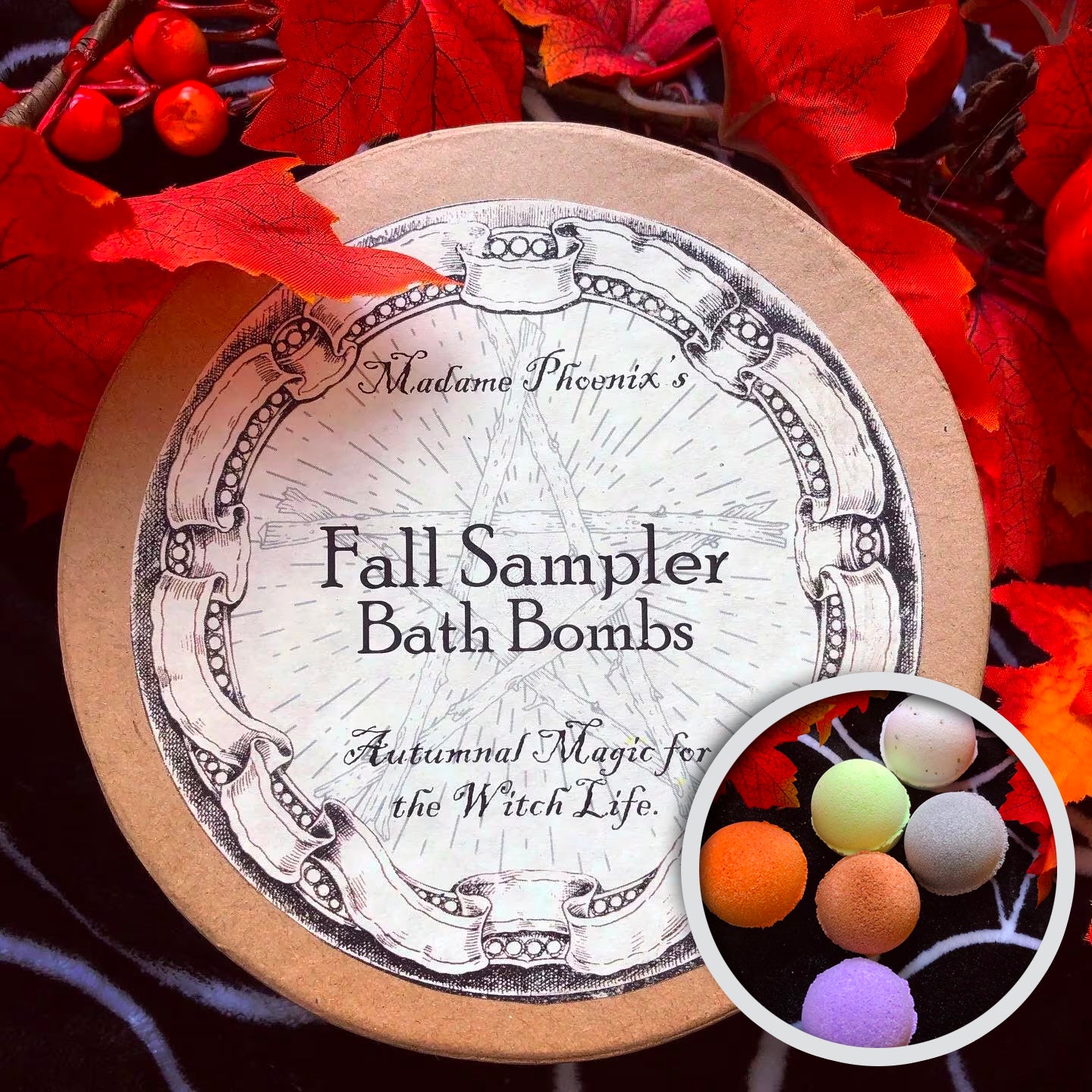 Fall Sampler Witches Bath Bomb Collection