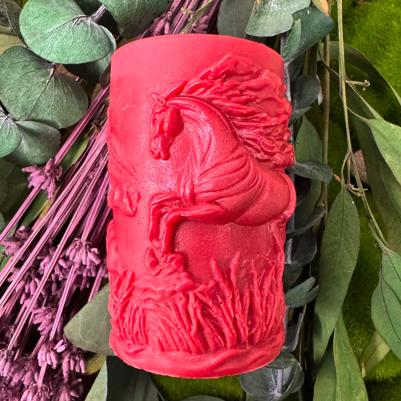Horse Spirit Shaped Pillar Candle