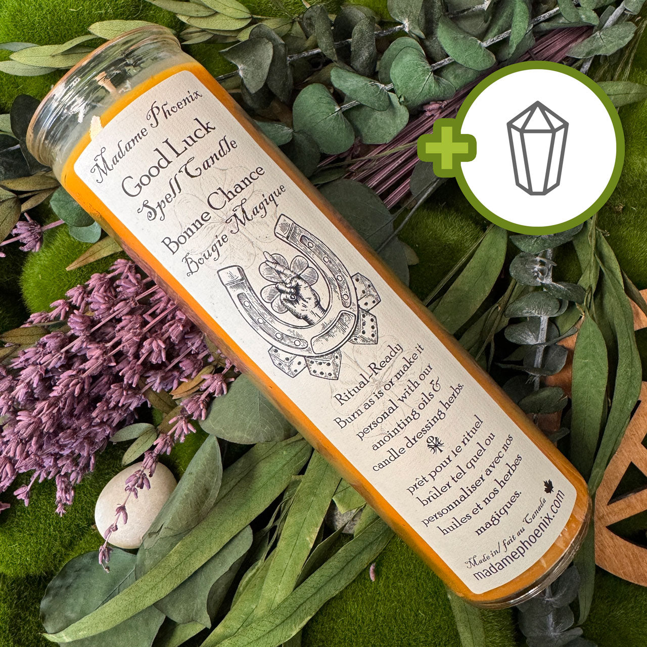Good Luck 7 Day Candle - Customizable!