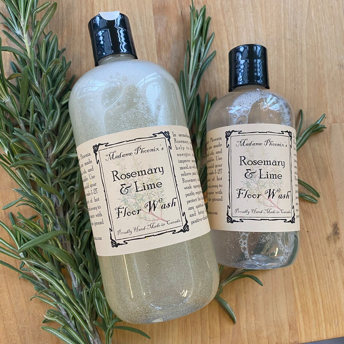 Rosemary and Lime All Natural Spiritual Aromatherapy Floor Wash - 250ml