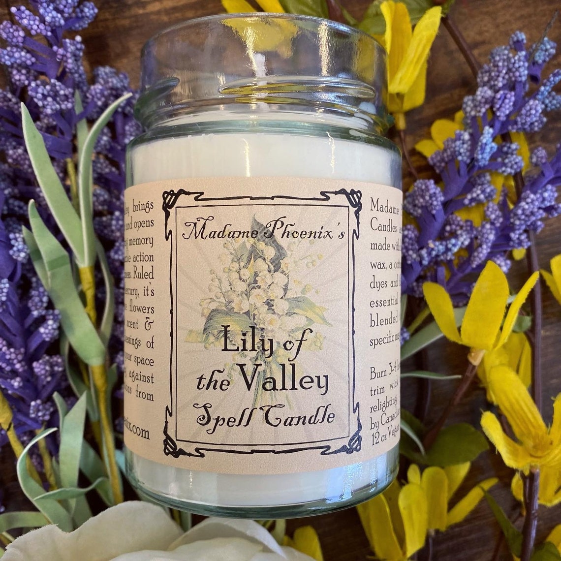Spring Blessing Flower Candles (Full Set 12oz)