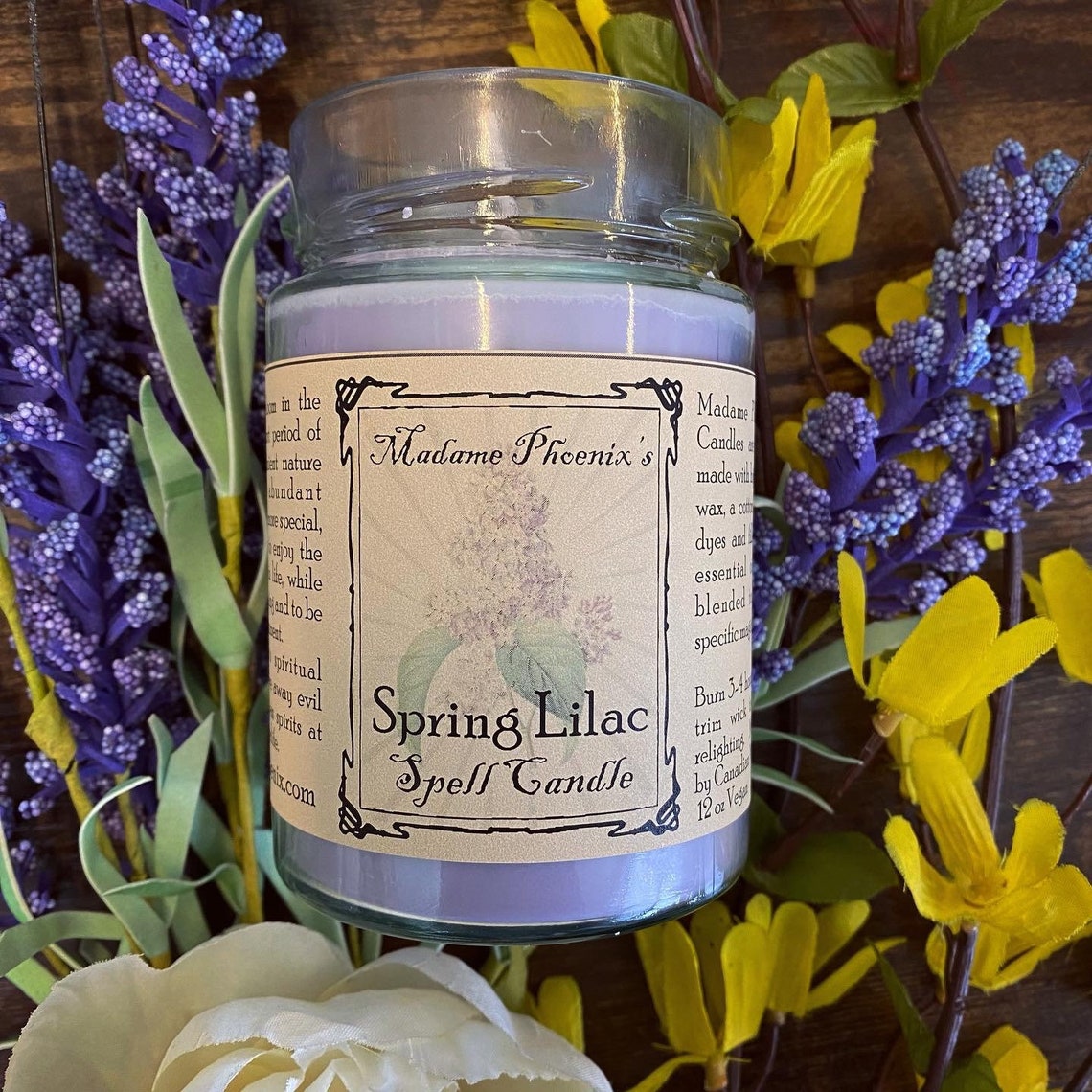 Spring Blessing Flower Candles (Full Set 12oz)