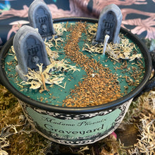 Load image into Gallery viewer, Graveyard | Ancestor Offering Cauldron Candle
