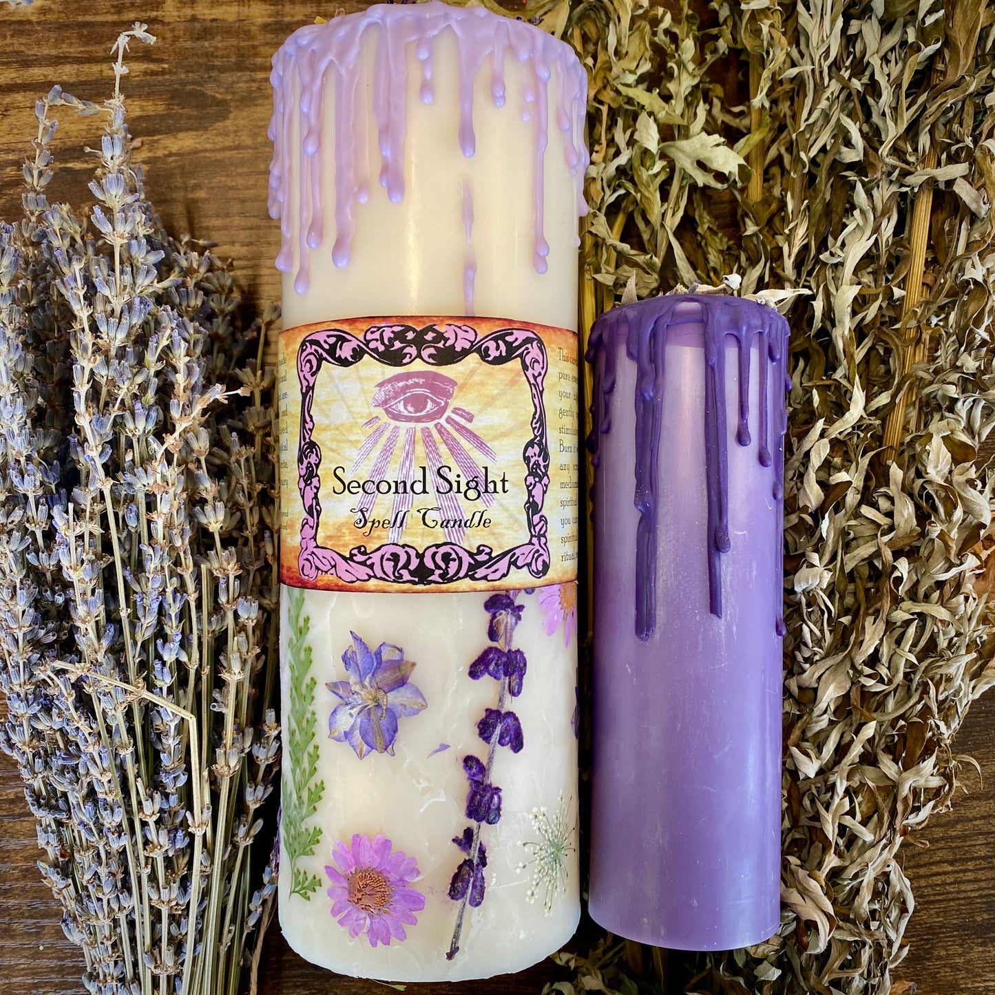 Second Sight Jumbo Pillar Candle
