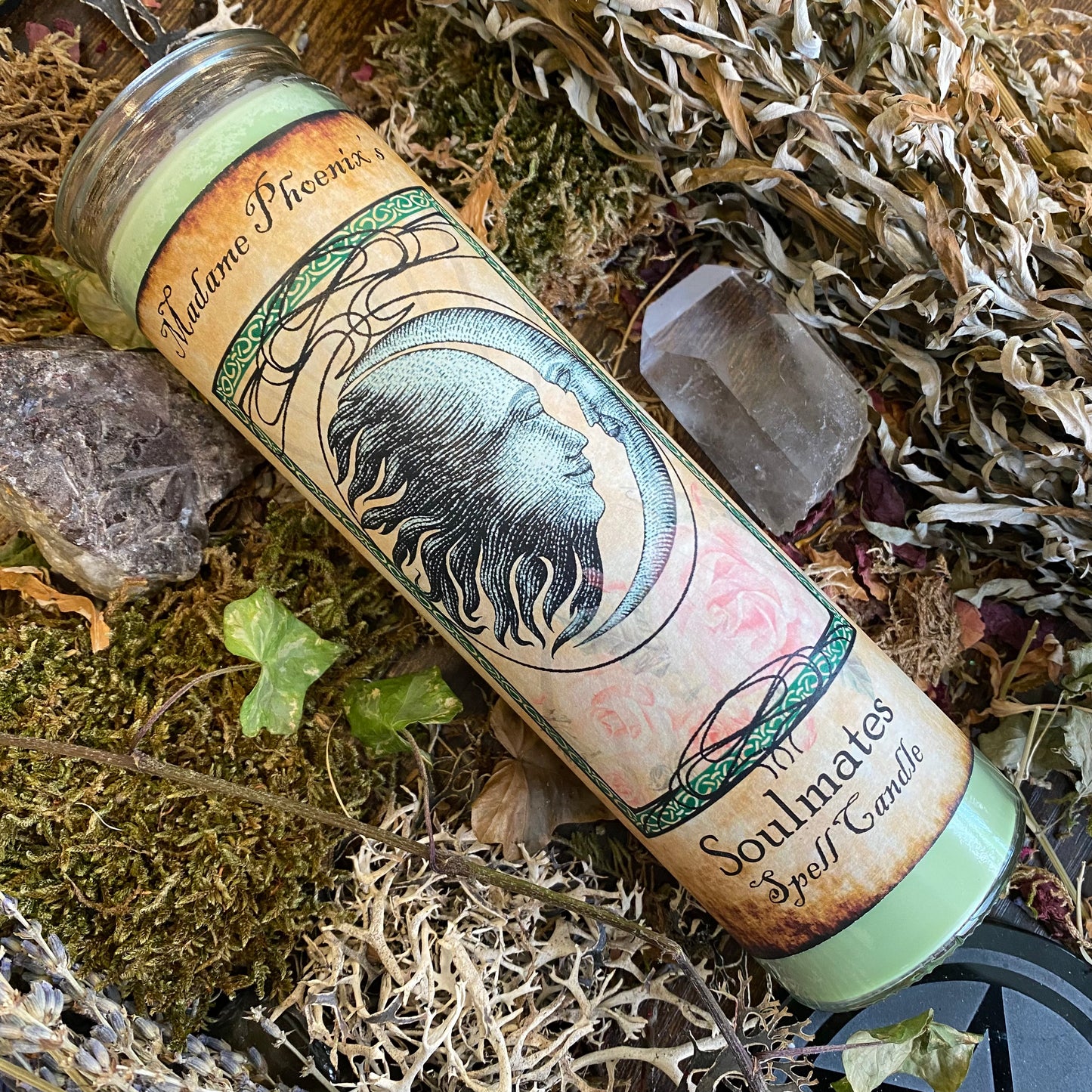 Bougie de sort magique d’amour d’âmes sœurs