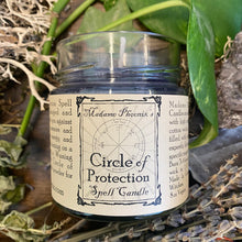 Load image into Gallery viewer, Circle of Protection Magic Spell Candle (Midnight Purple)
