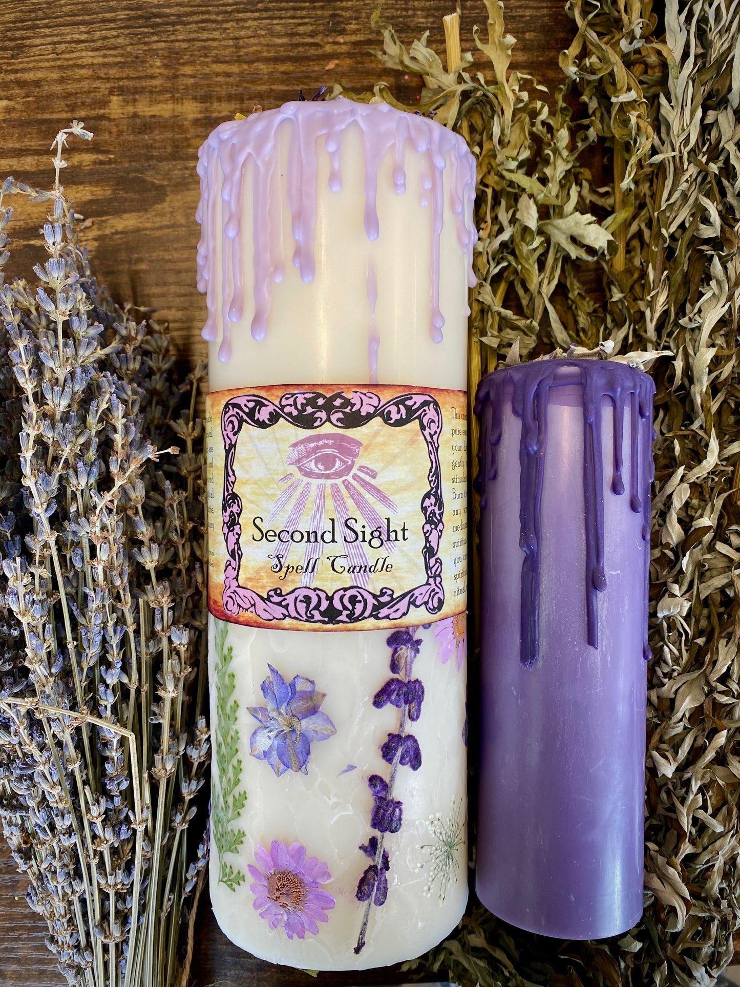 Second Sight Jumbo Pillar Candle