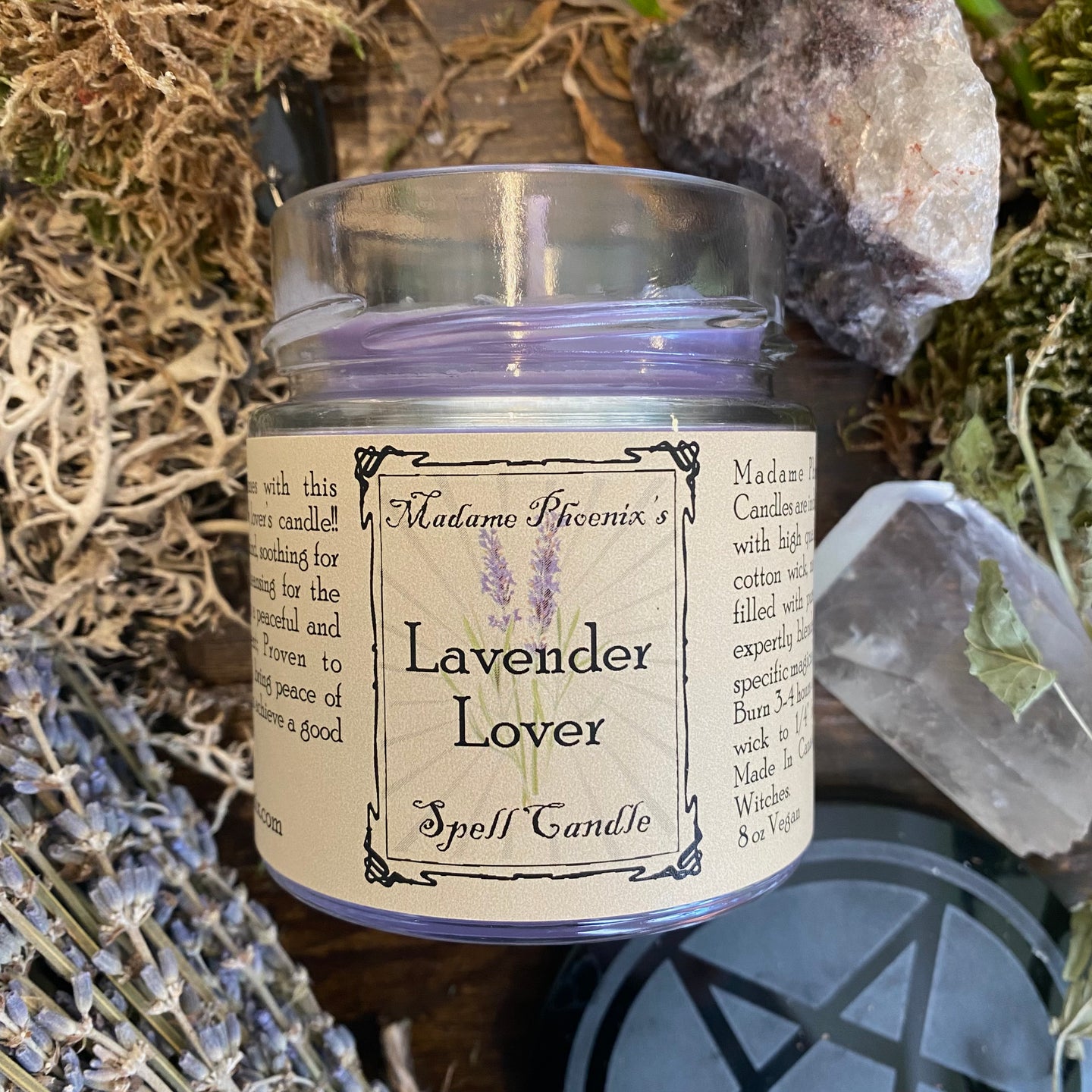 Lavender Lover Magic Aromatherapy Spell Candle