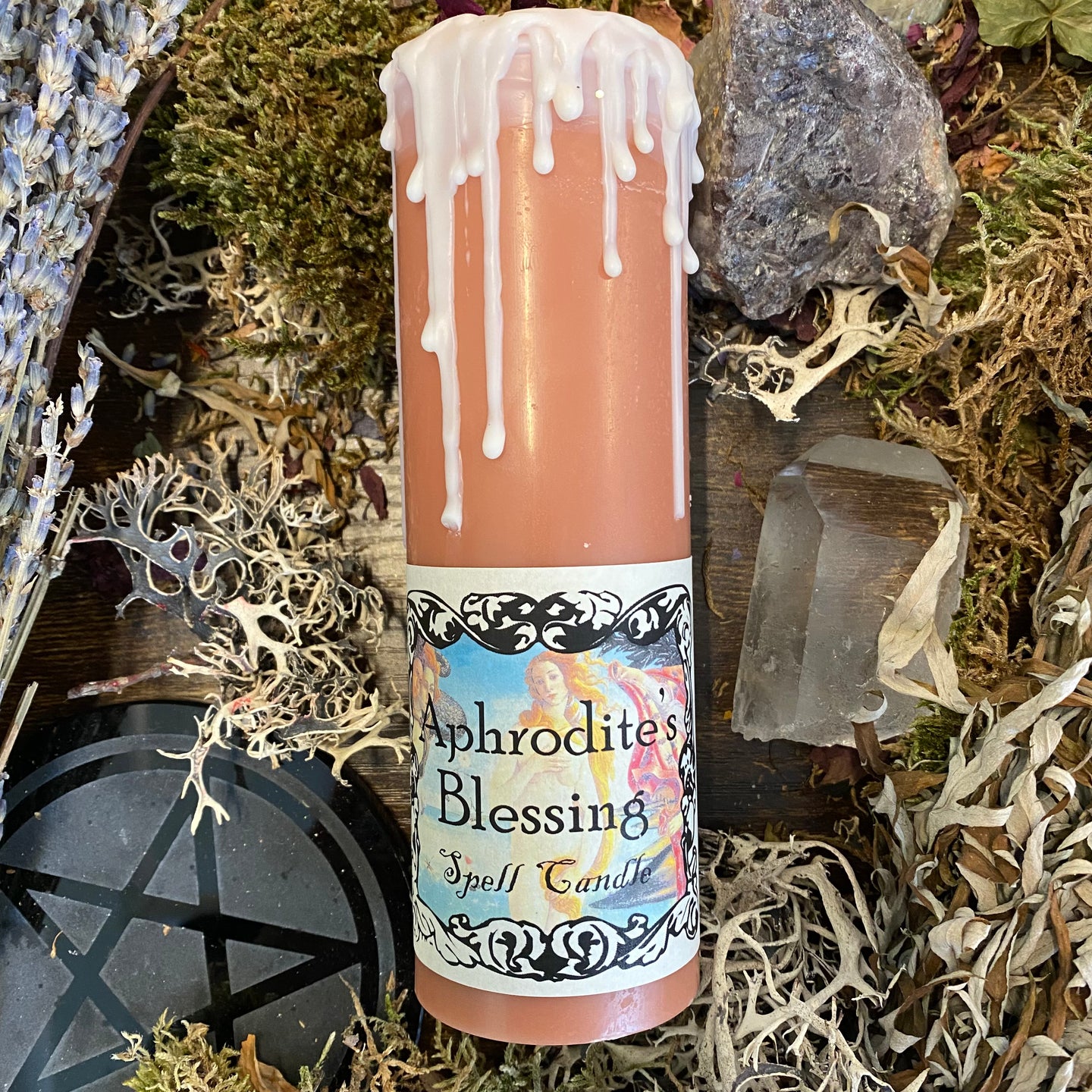 Aphrodite Love Blessing Magic Spell Candle