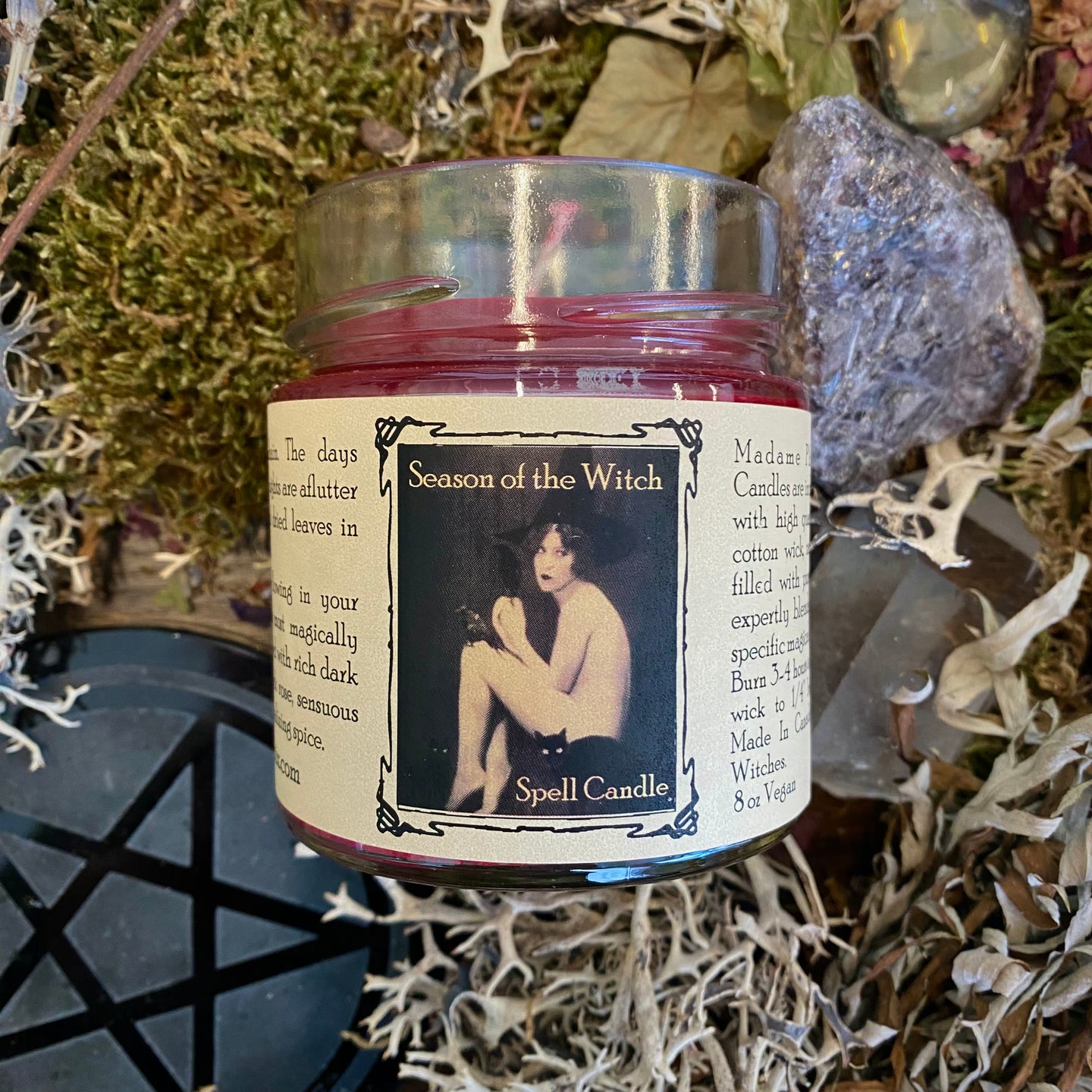 Season of the Witch Magic Samhain Spell Candle