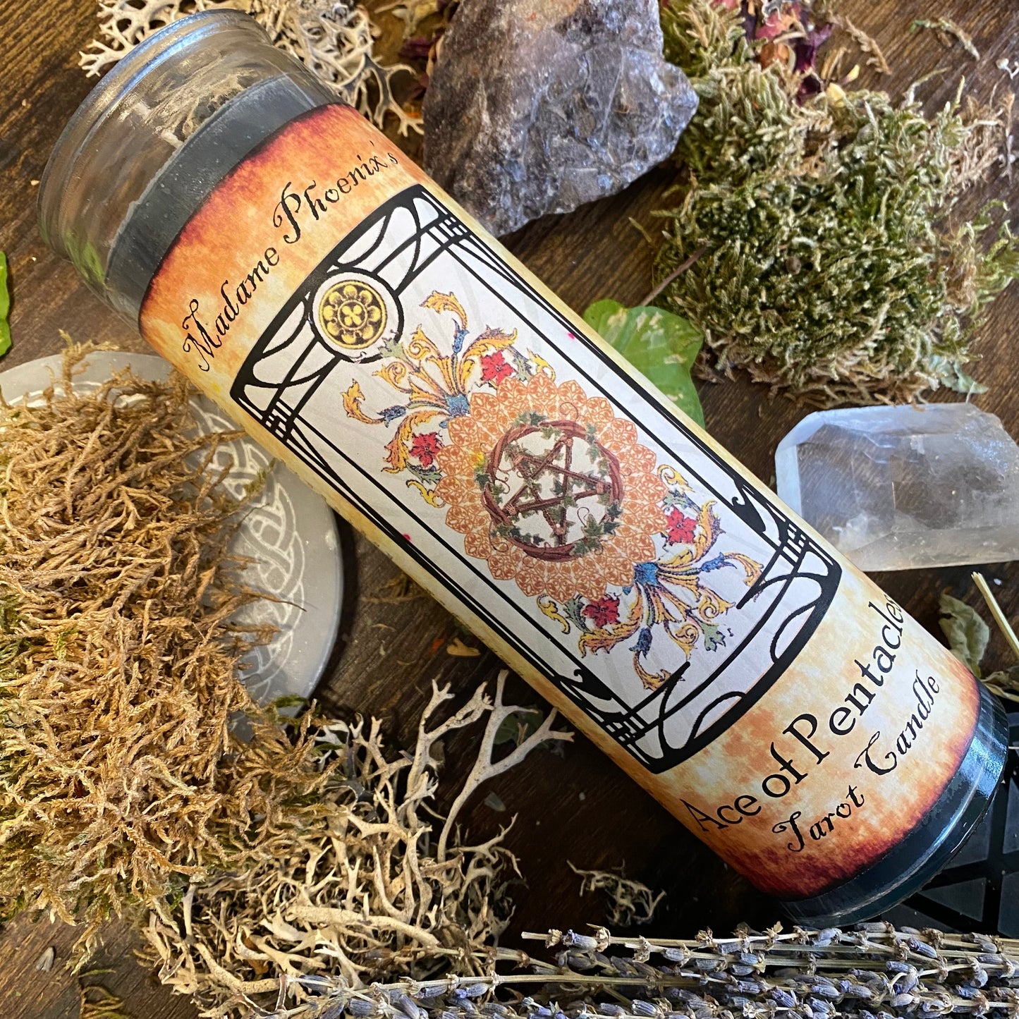Tarot Aces Magic Spell Candles