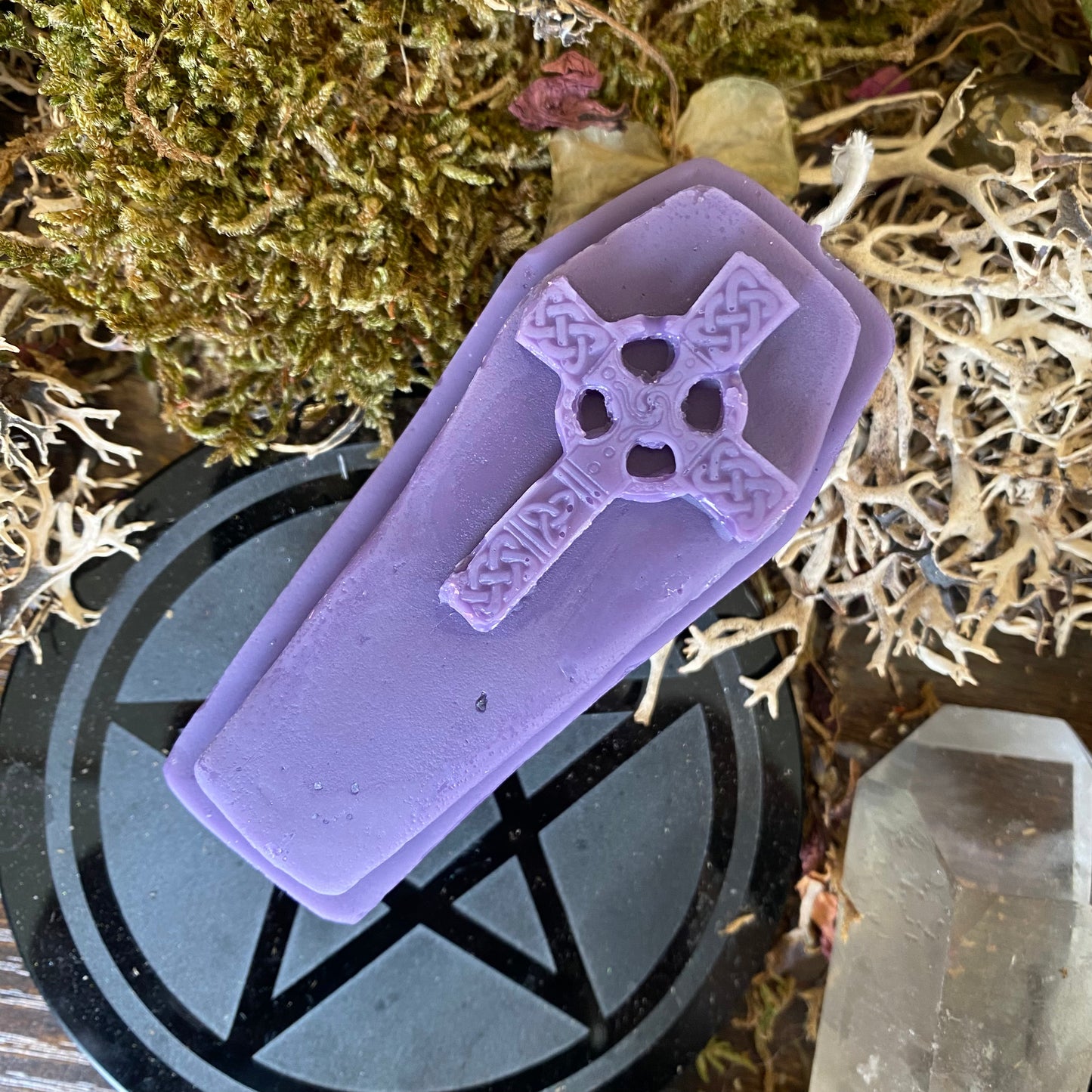 Coffin Shaped Candle