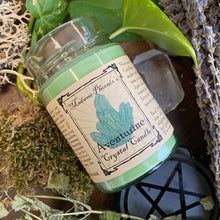 Load image into Gallery viewer, Crystal Magic Aventurine Spell Candle
