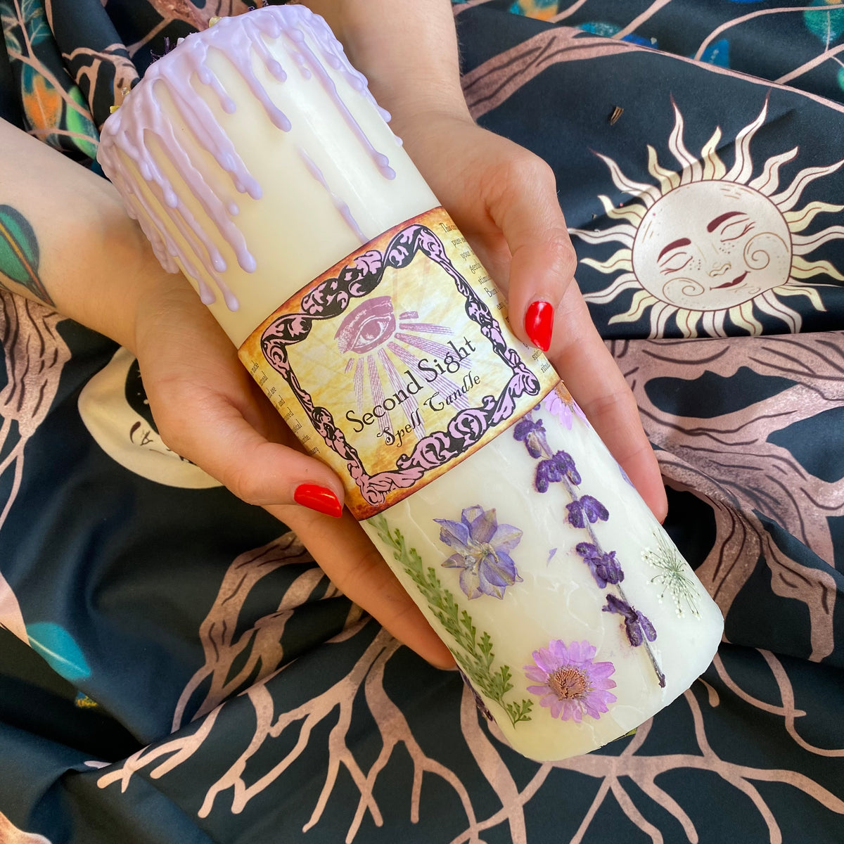 Second Sight Jumbo Pillar Candle