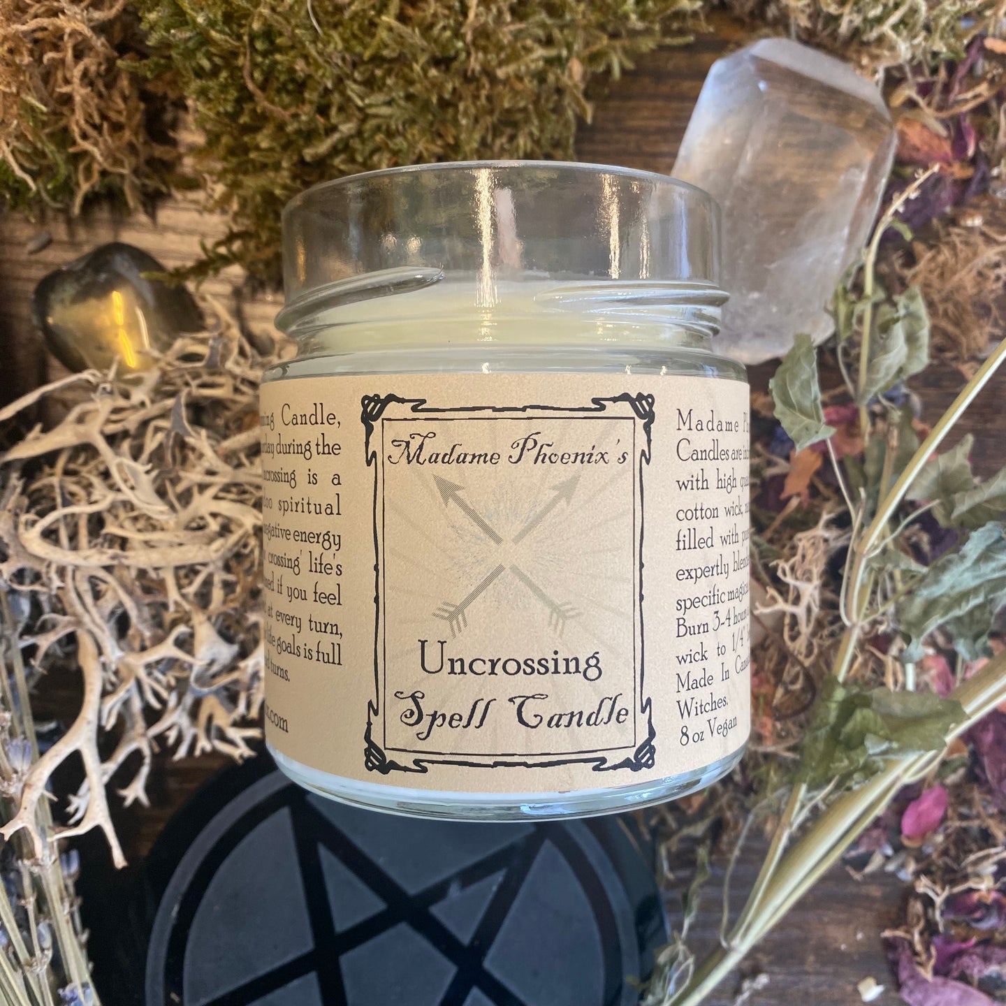 Uncrossing Hoodoo Magic Spell Candle