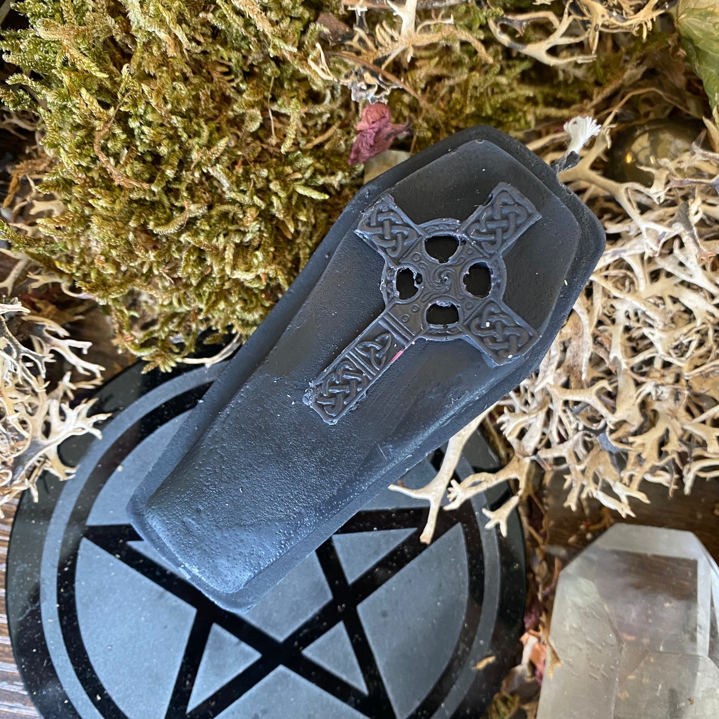 Coffin Shaped Candle