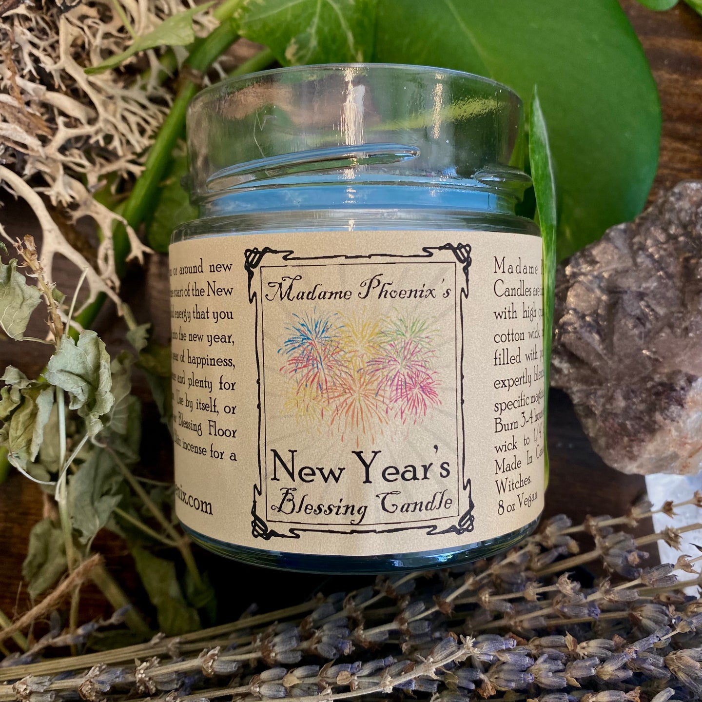 New Year's Blessing Magic Spell Candle