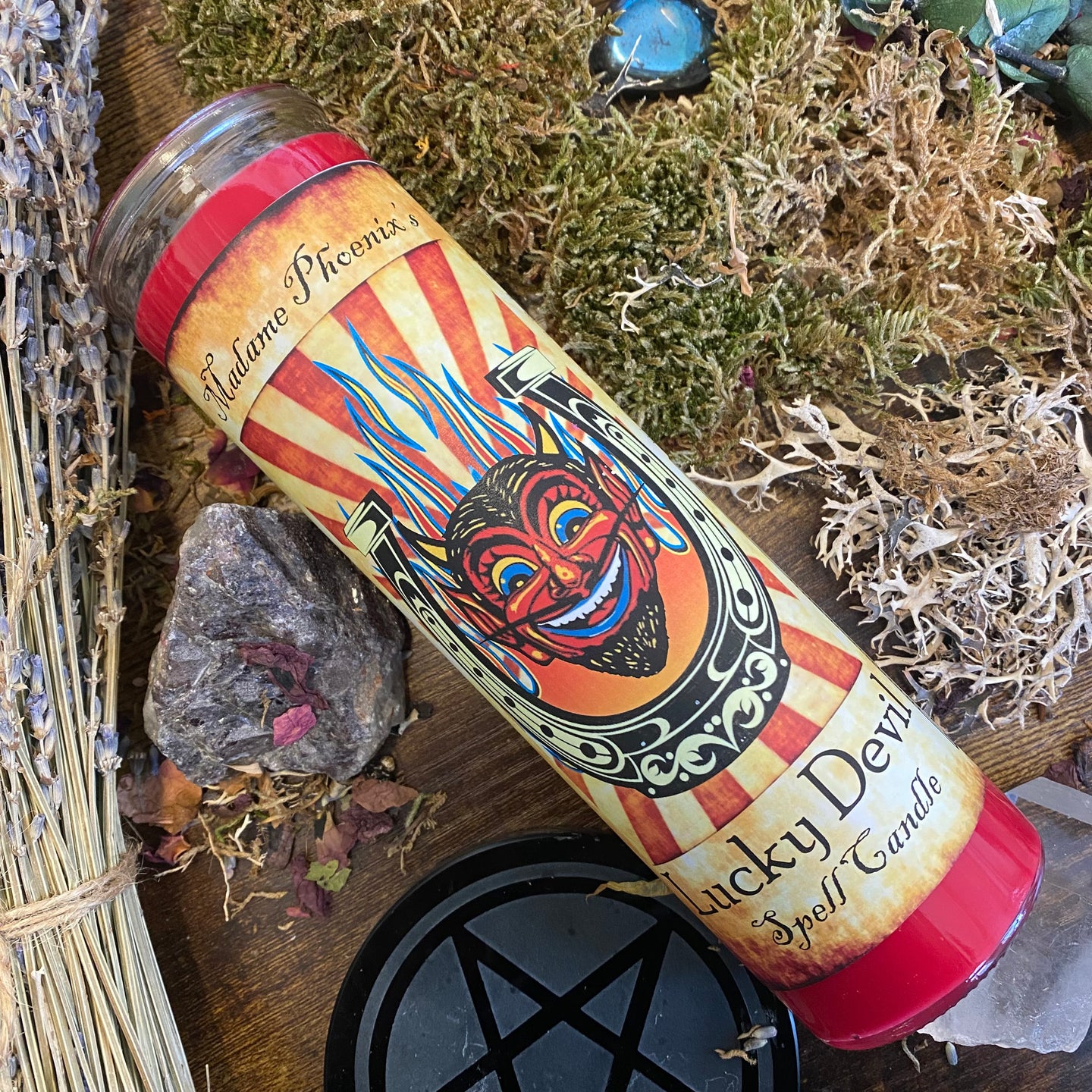 Lucky Devil Spell Candle