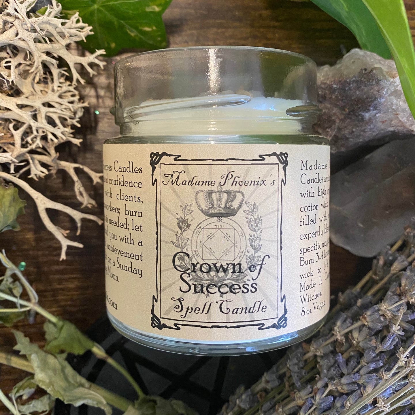 Crown of Success Spell Candle