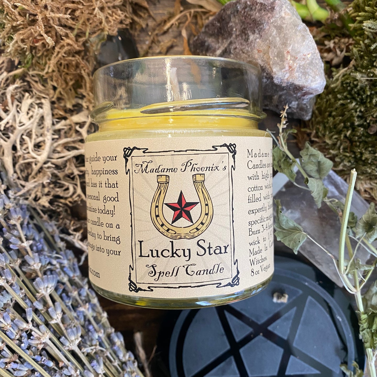Lucky Star Magic Spell Candle