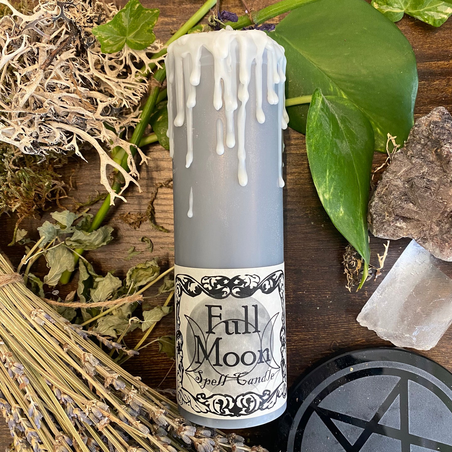 Full Moon Pillar Magic Altar Candle