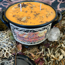Load image into Gallery viewer, Spice Cauldron Abundance Blessing Spell Candle
