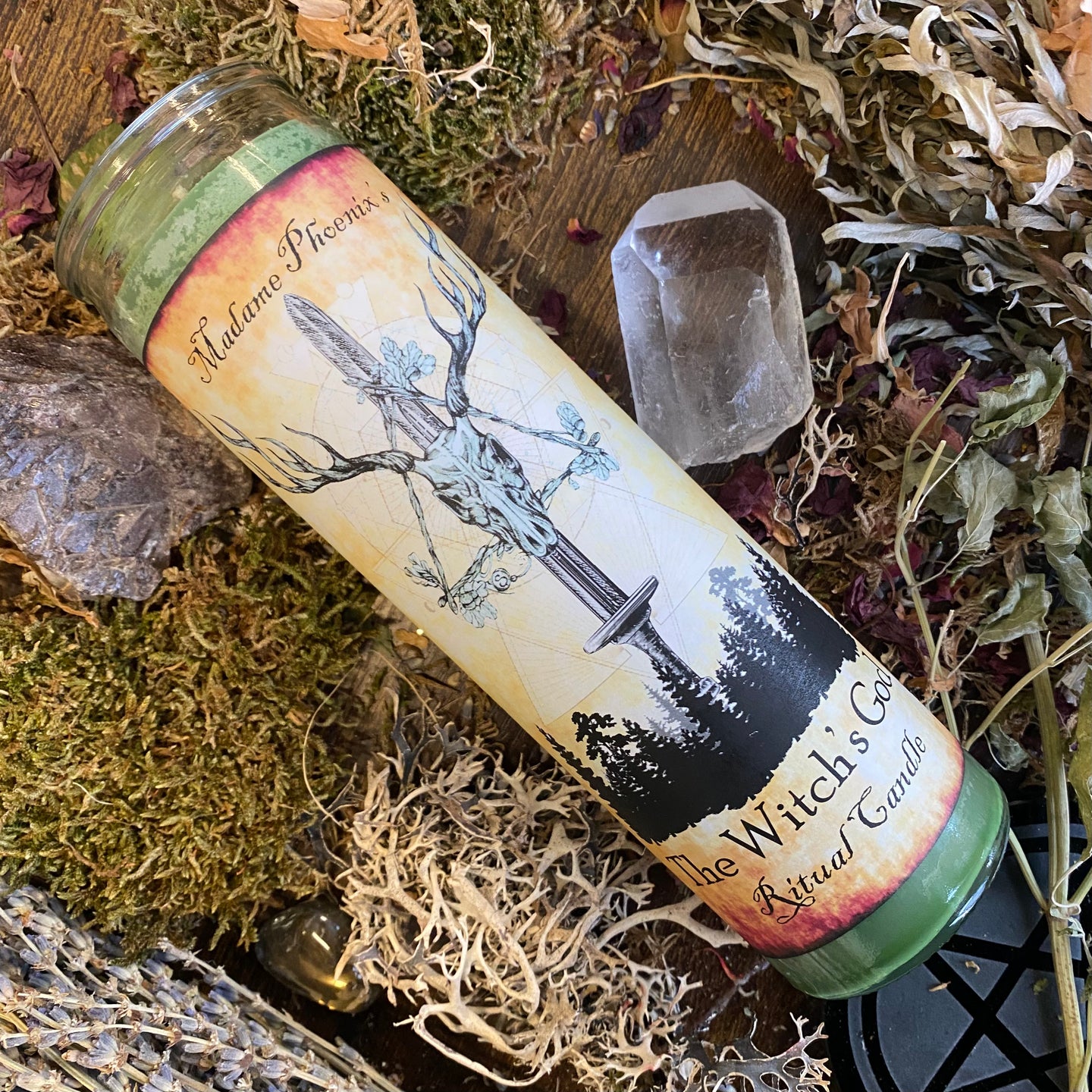 God of the Witches - Horned One - Ritual Spell Altar Candle