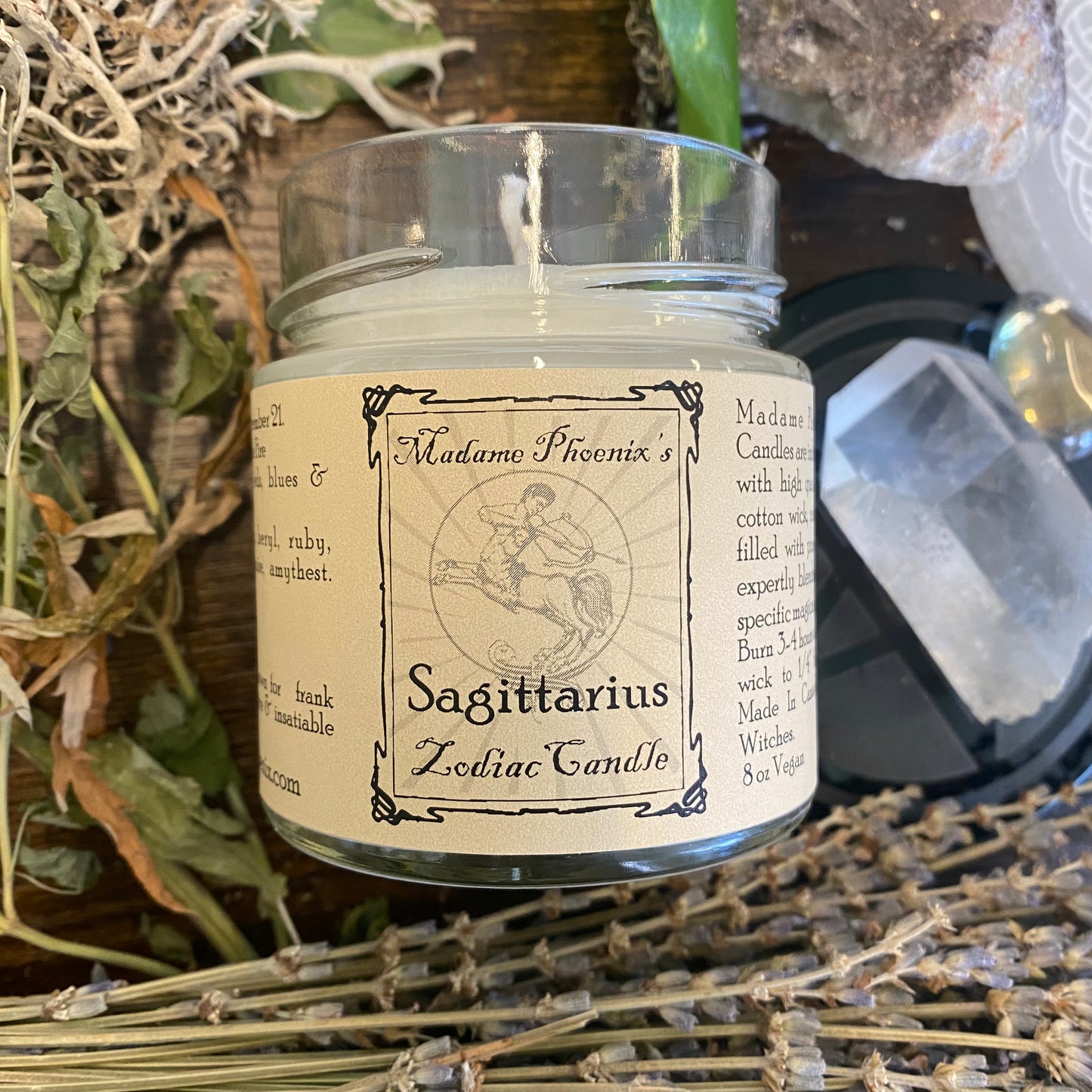 Bougie de sort magique du zodiaque Sagittaire