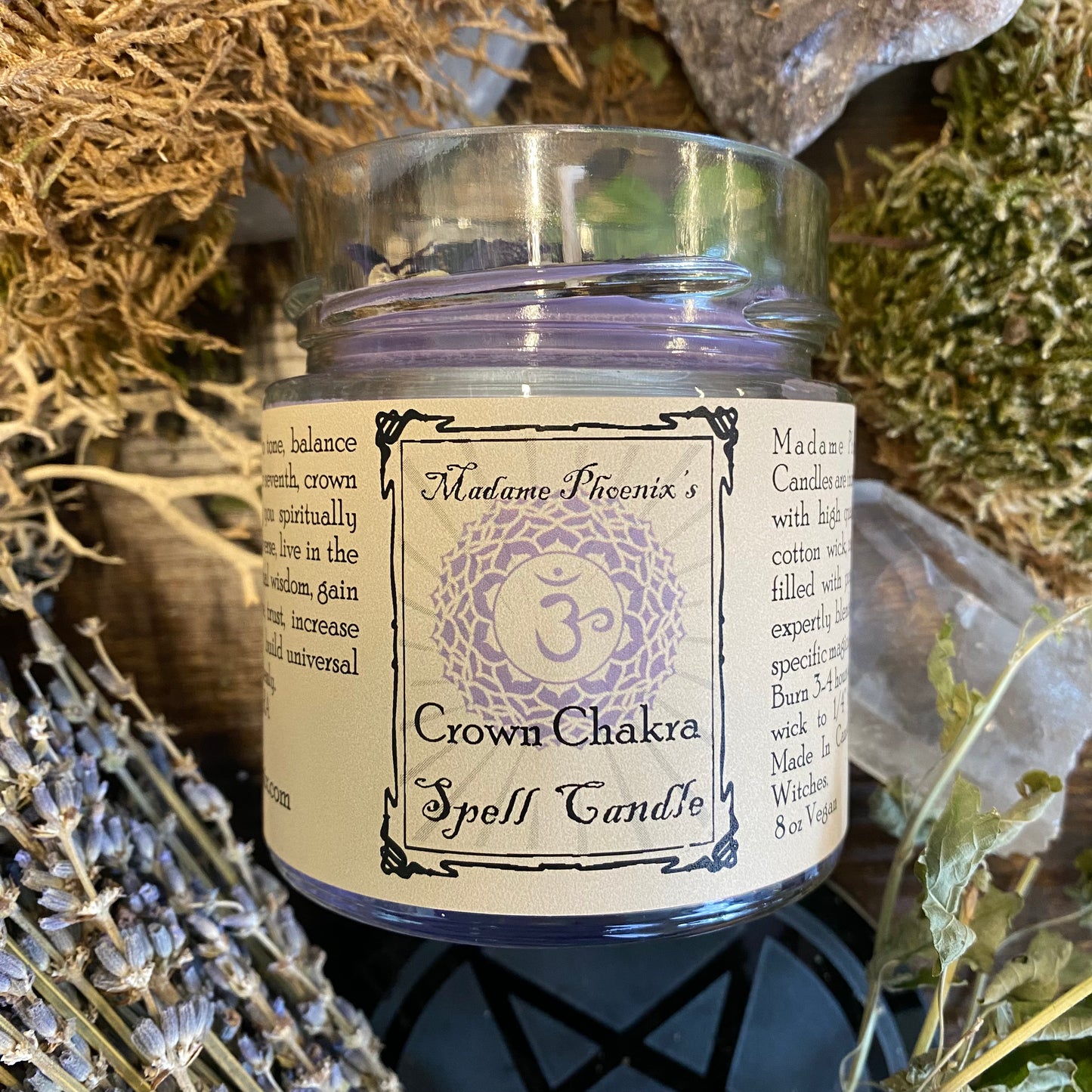 Bougies de sorts de guérison et d’équilibrage des chakras