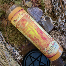 Load image into Gallery viewer, Harvest Blessing Fall Equinox Spell Candle
