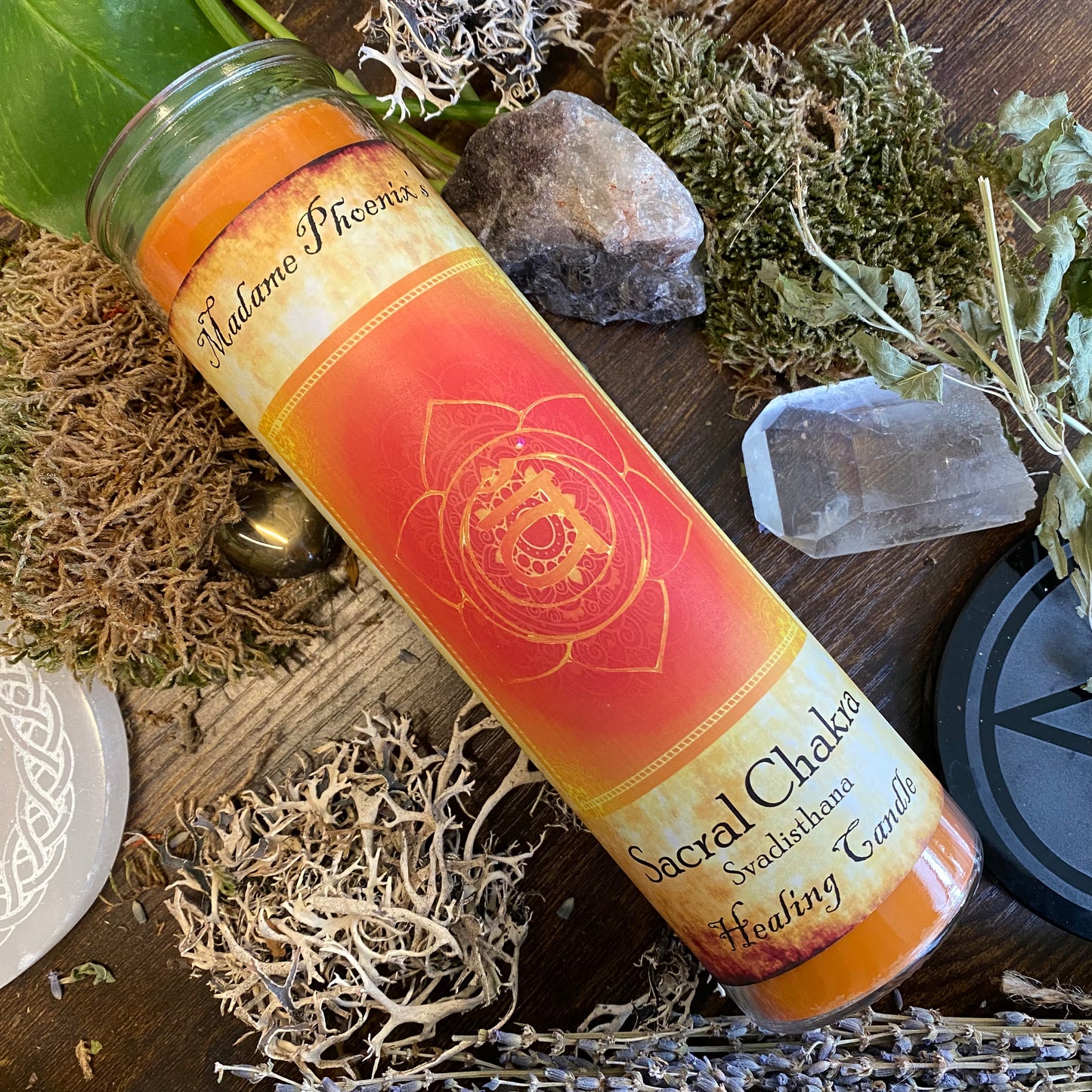 Bougies de sort de 7 jours de guérison et d’équilibrage des chakras