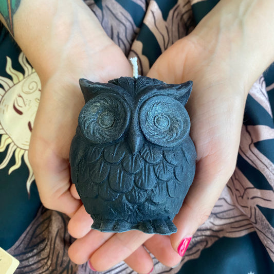 Owl Magic Candle