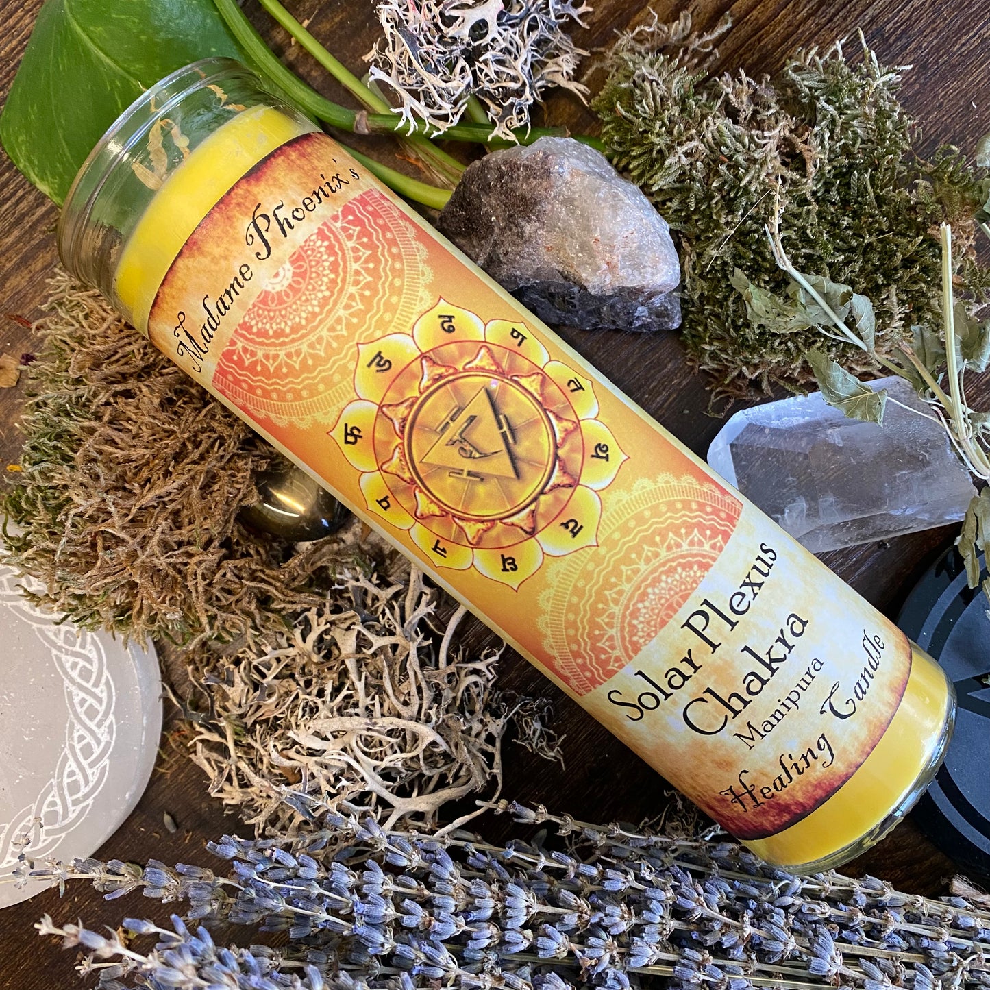 Bougies de sort de 7 jours de guérison et d’équilibrage des chakras