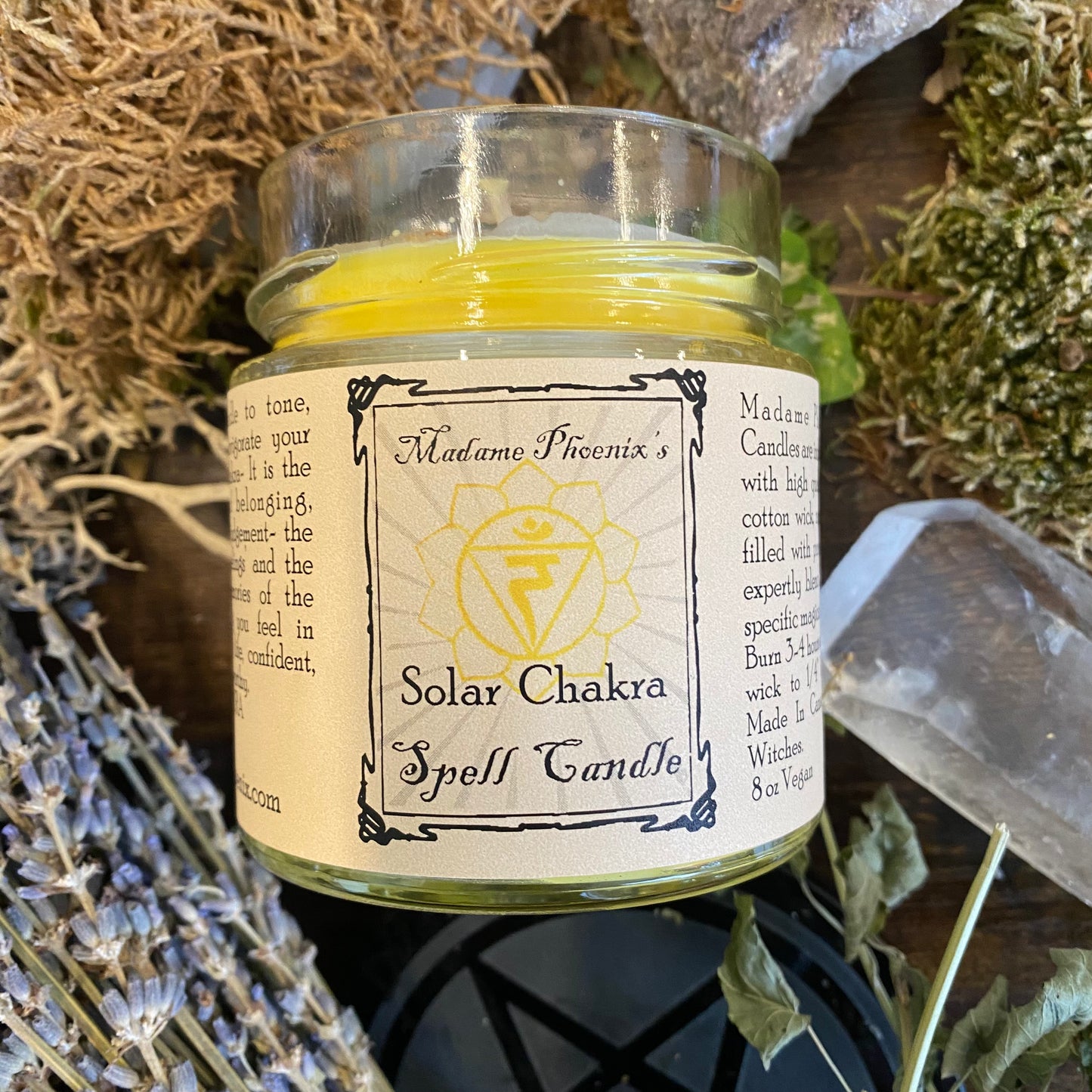 Bougies de sorts de guérison et d’équilibrage des chakras