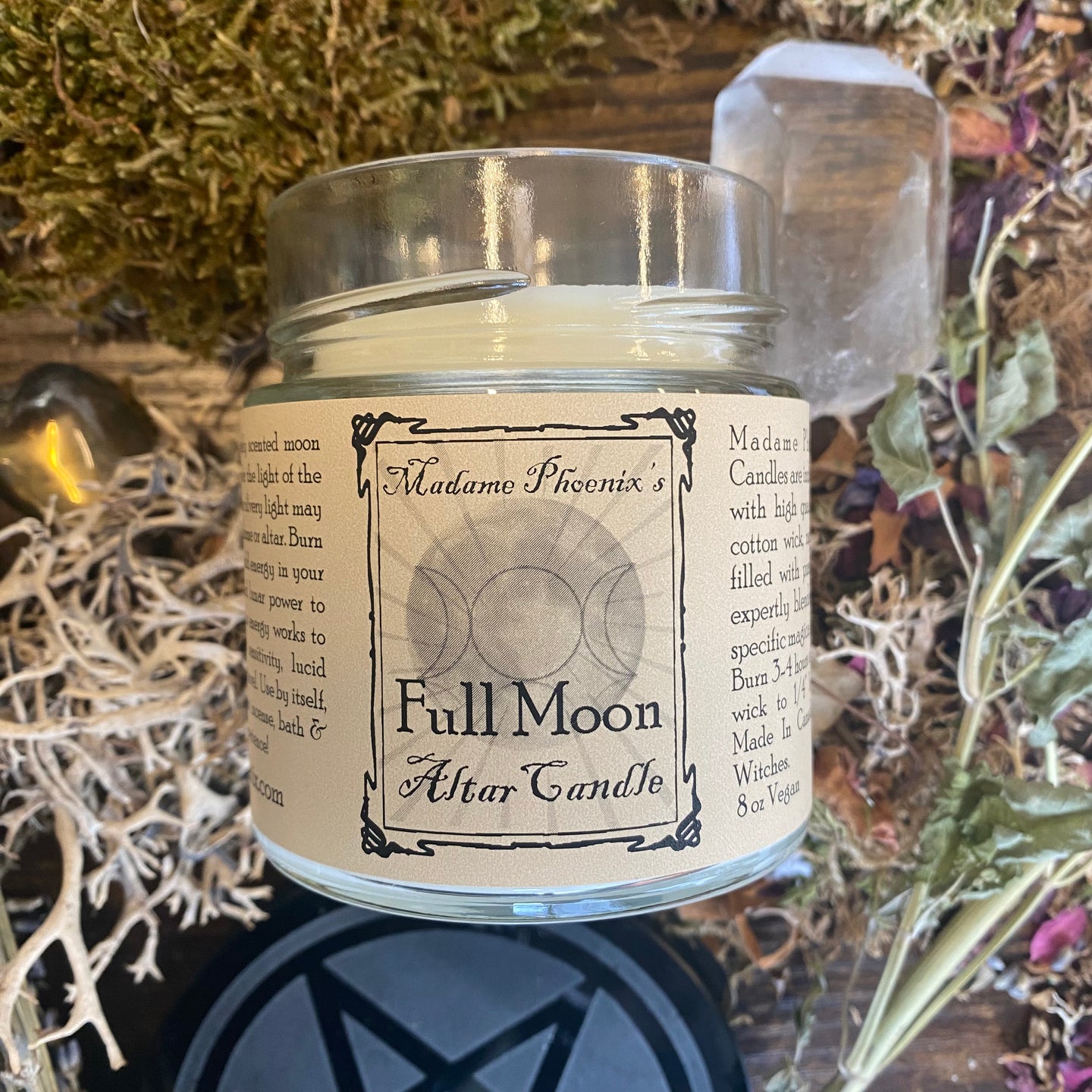 Full Moon Magic Spell Candle